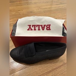 NIB Men’s Bally Pierre Tuxedo Loafer Black 11W